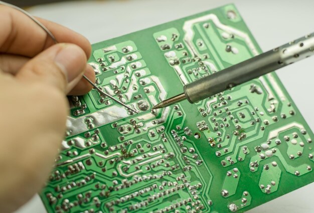 Material recovery from electronic circuit boards at K.G & Co. in Tamil Nadu"