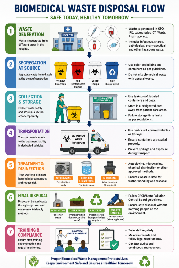 How to Dispose Bio Medical Waste in Hospitals Safely — Backed by K.G & Co.’s Proven Experience