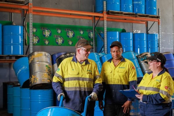 Barrel washing unit